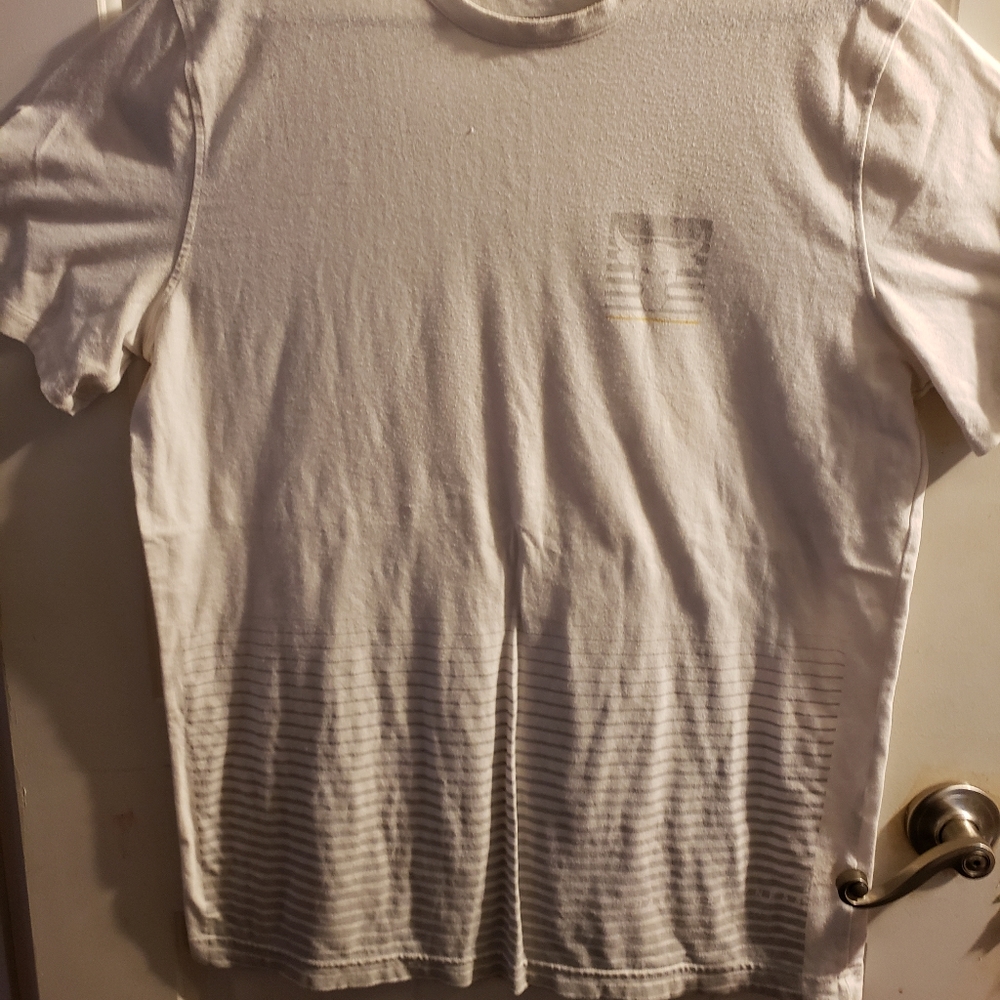 White and gray Under Armour medium